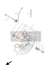 Roue avant